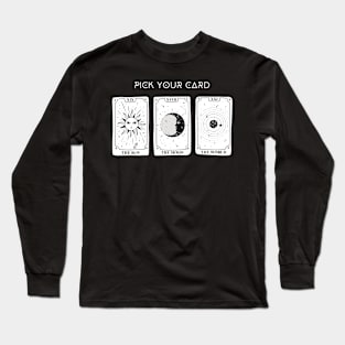 Pick Your Card Long Sleeve T-Shirt